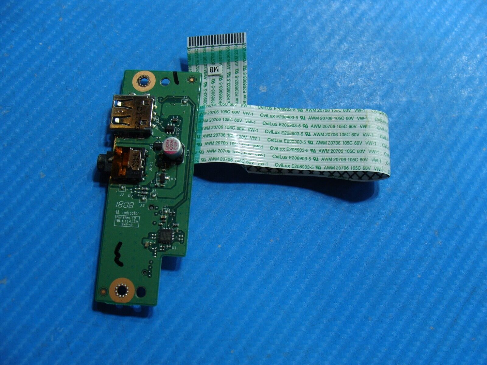 Acer Aspire E5-575 15.6" Genuine Audio USB Card Reader Board w/Cable LS-D671P