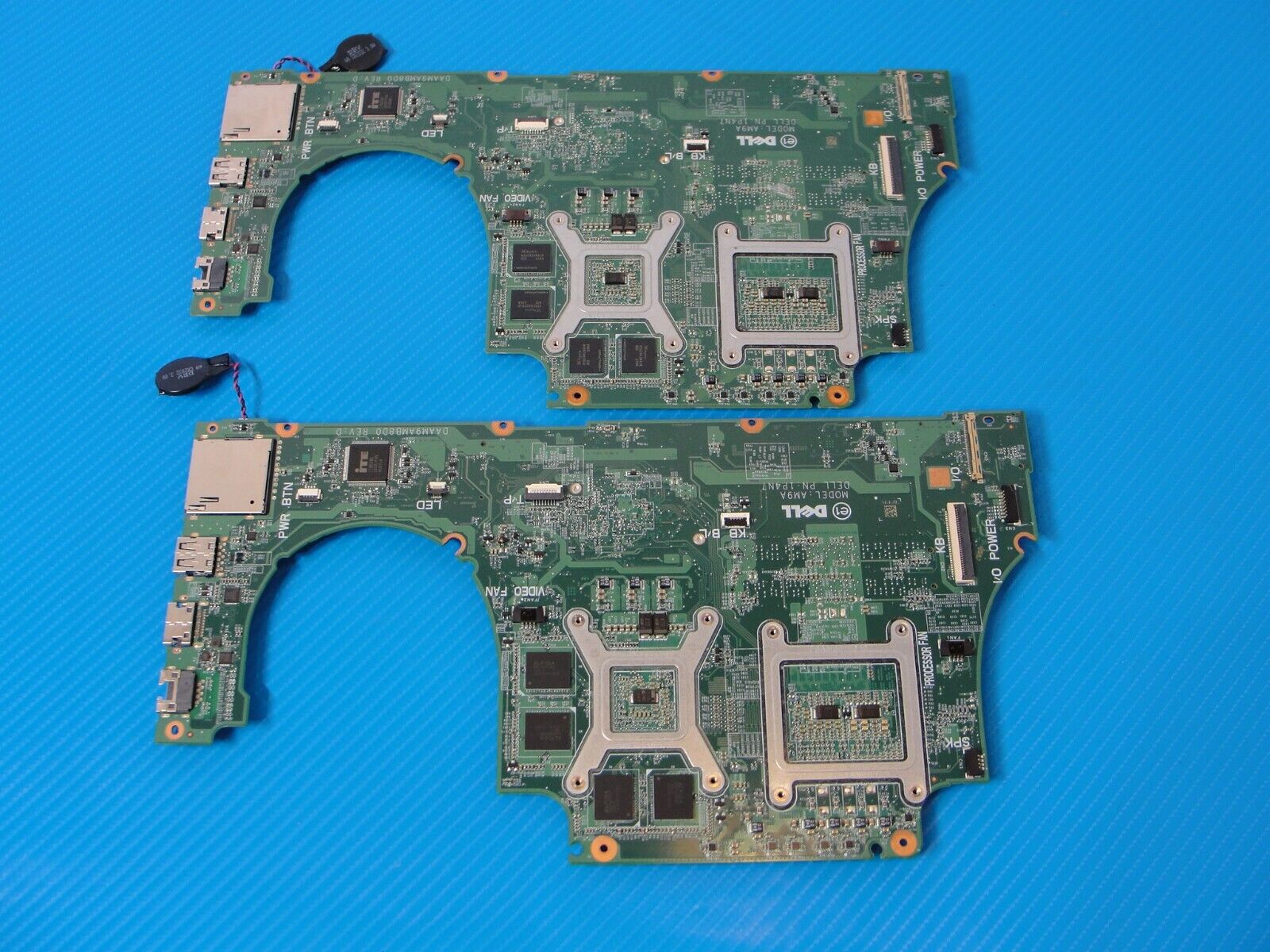 LOT of 2x Dell Inspiron 15 7559 15.6" i7-6700hq GTX960m Motherboard MPYPP (READ)