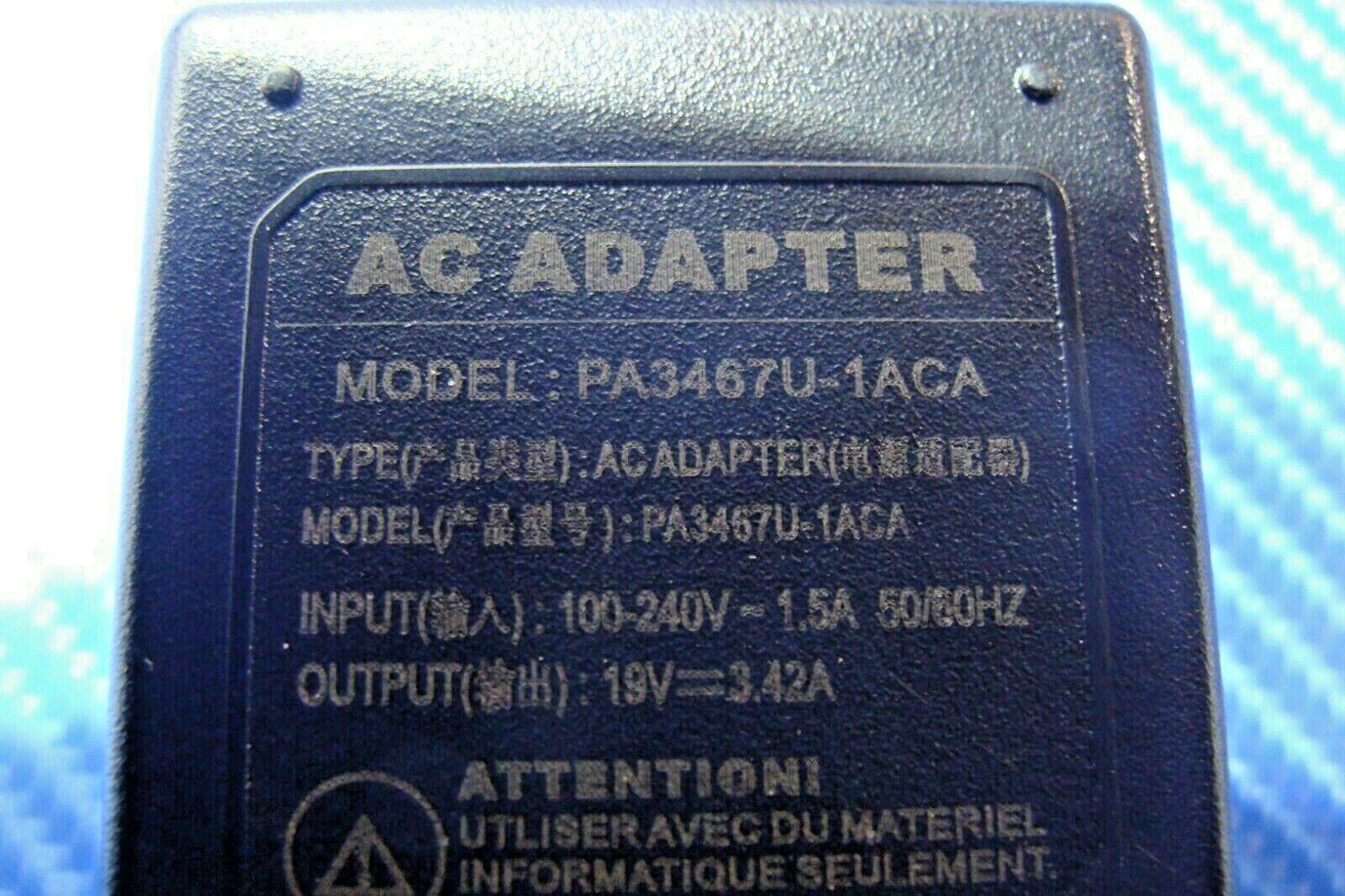Toshiba OEM Genuine AC Charger Power Adapter PA3467U-1ACA 65W 19V 3.42A - Laptop Parts - Buy Authentic Computer Parts - Top Seller Ebay