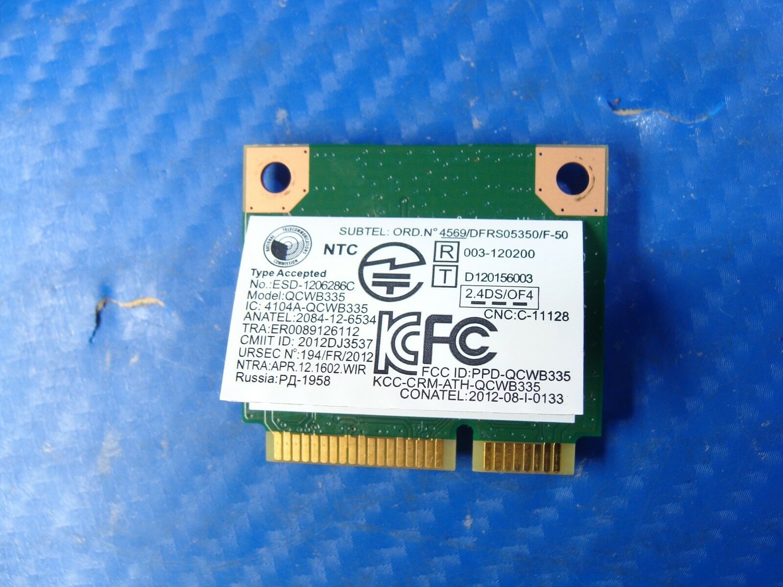 Lenovo Yoga 11.6" 2 11 20332 Genuine Laptop Wireless WiFi Card QCWB335 GLP* - Laptop Parts - Buy Authentic Computer Parts - Top Seller Ebay