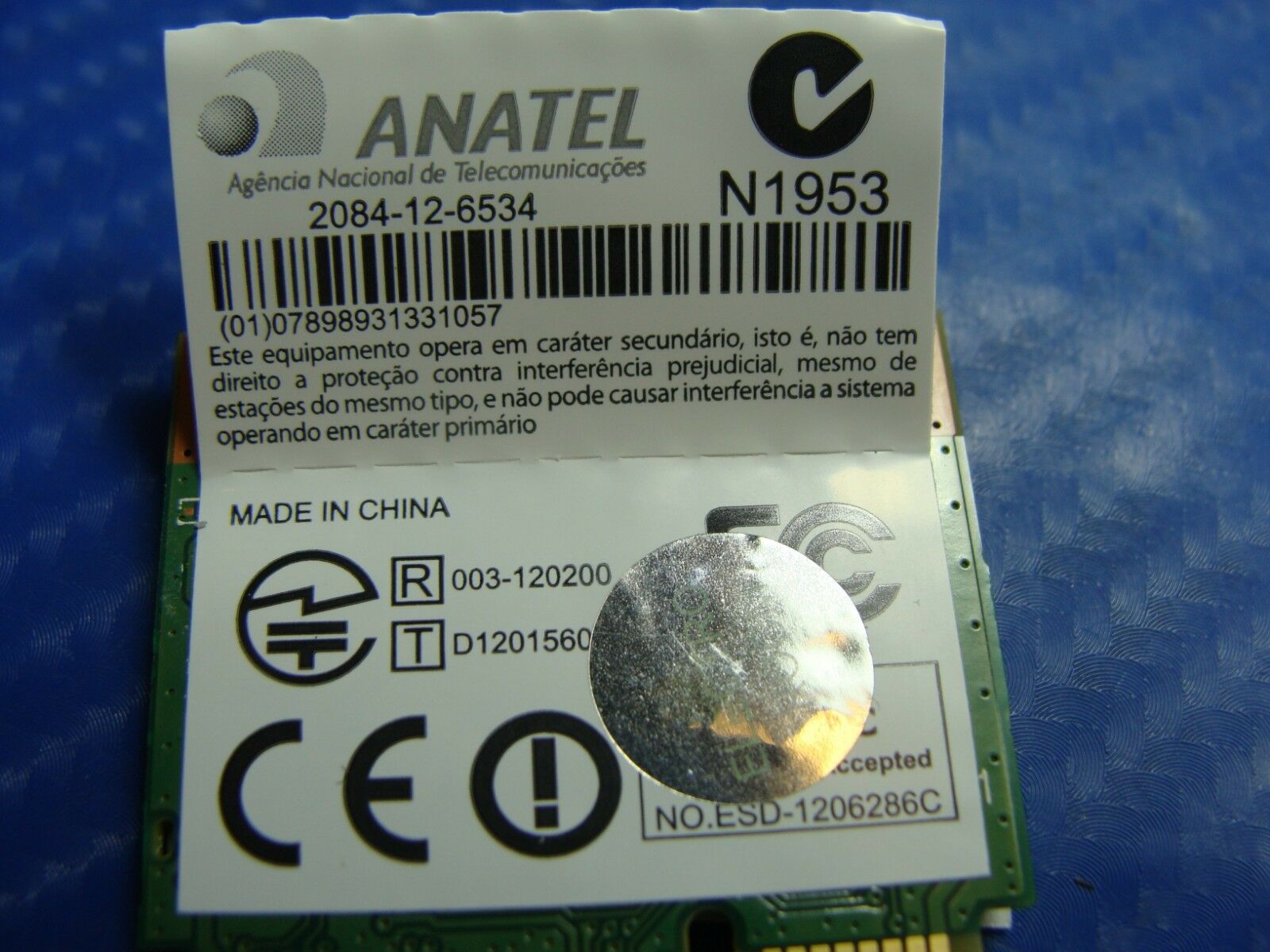 Acer Aspire 11.6" V5-122P OEM Laptop WiFi Wireless Card QCWB335 GLP* Tested Laptop Parts - Replacement Parts for Repairs