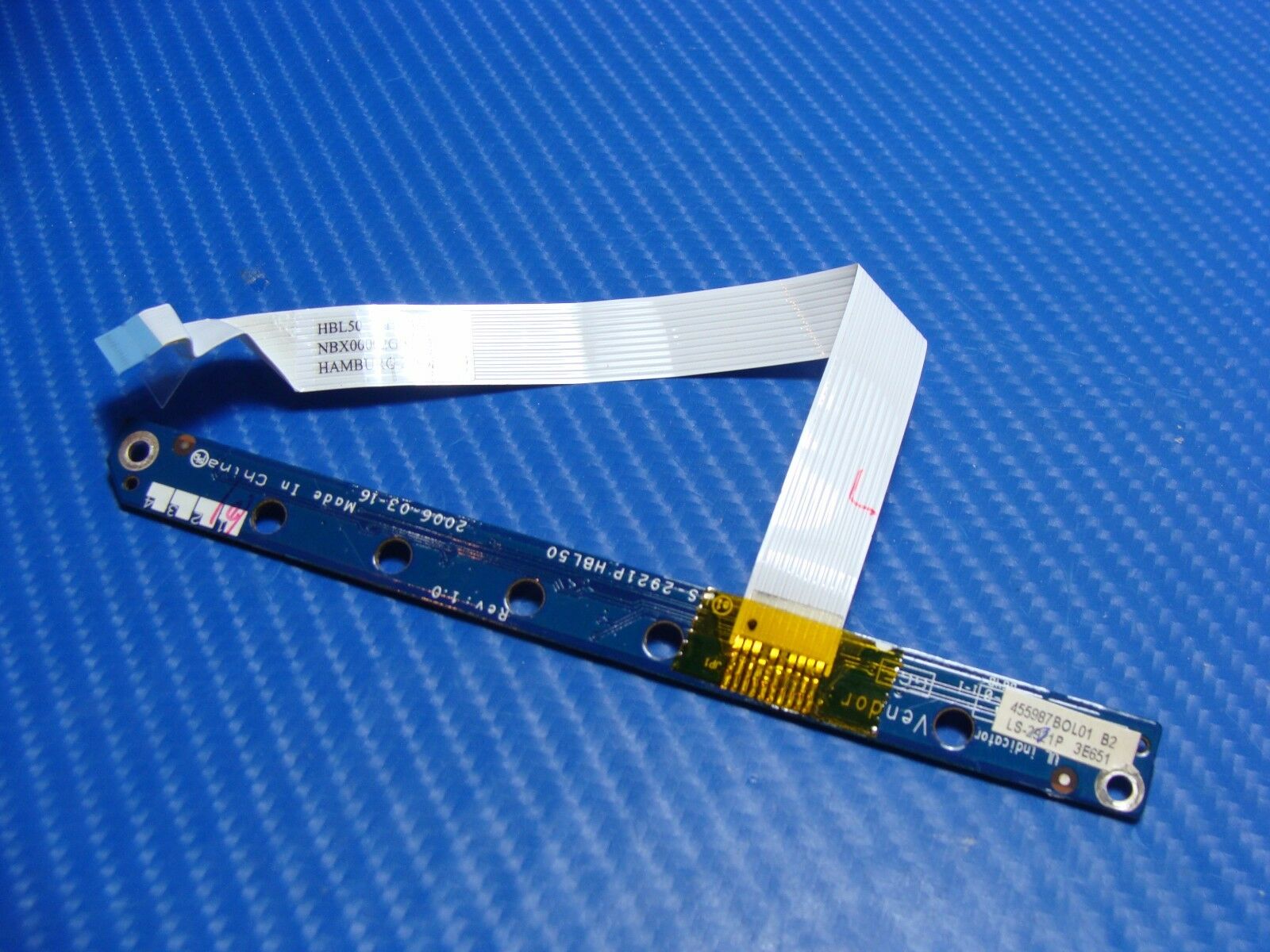 Acer Aspire 5610Z BL50 15.4" Genuine Media Button Board w/ Cable LS-2921P ER* Tested Laptop Parts - Replacement Parts for Repairs