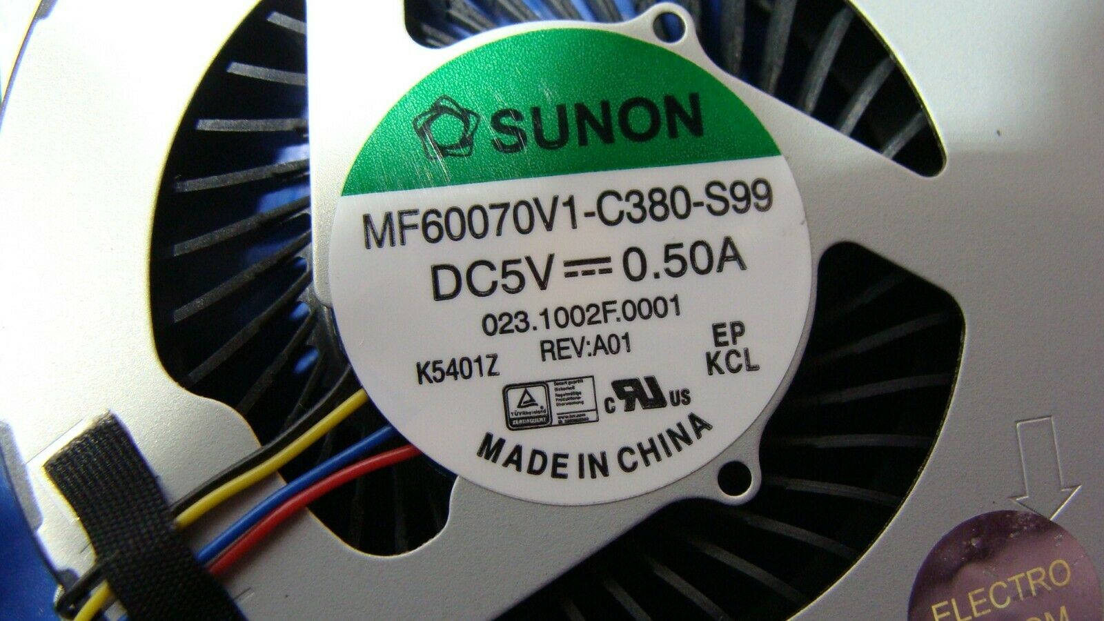 Acer Aspire ES1-512-C80E 15.6" OEM CPU Cooling Fan w/Heatsink 460.0370C.0001 ER* Tested Laptop Parts - Replacement Parts for Repairs