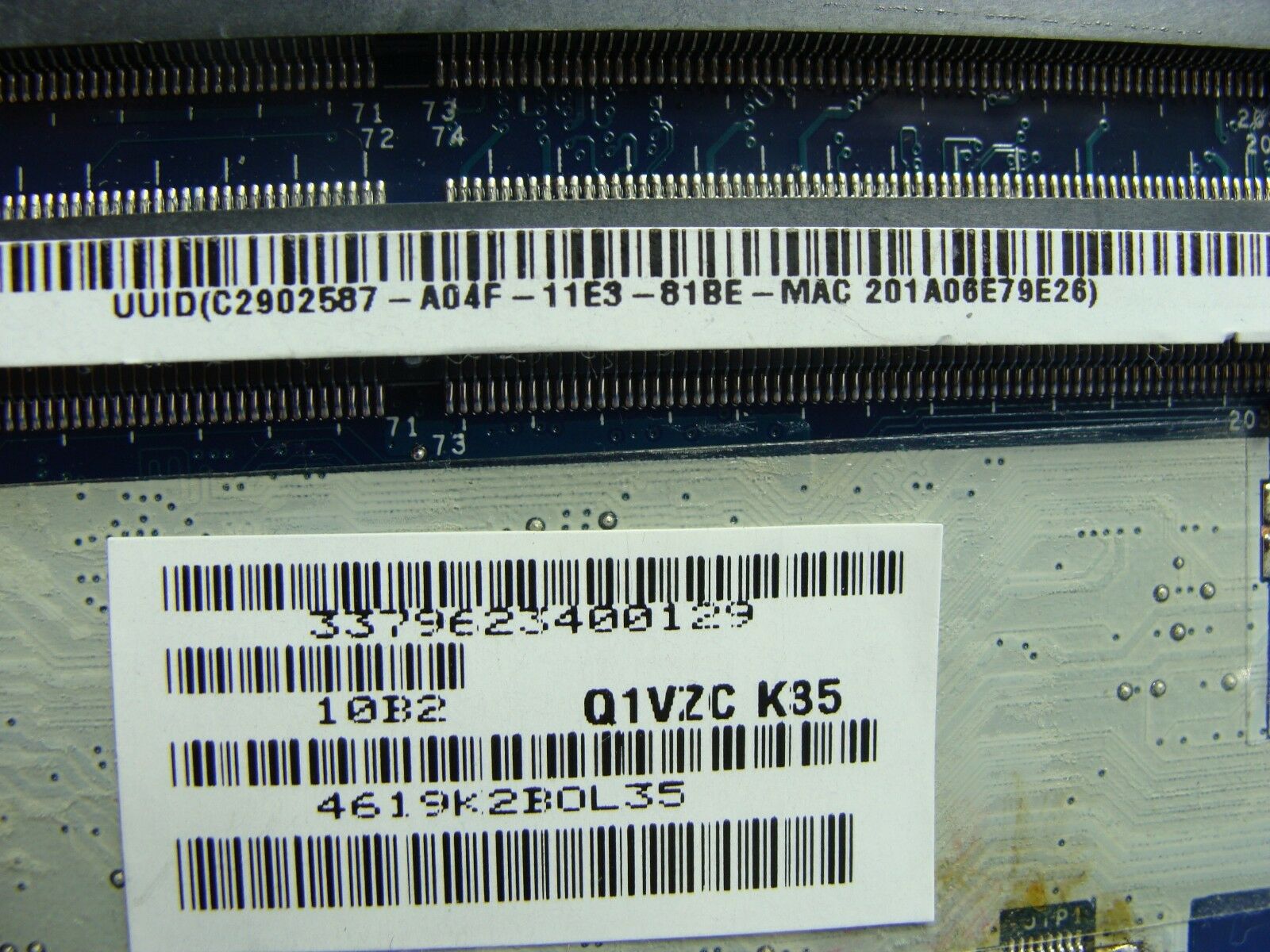Acer Aspire V5-131-2680 11.6" OEM Intel 1017U 1.16GHz Motherboard LA-8943P AS IS Tested Laptop Parts - Replacement Parts for Repairs